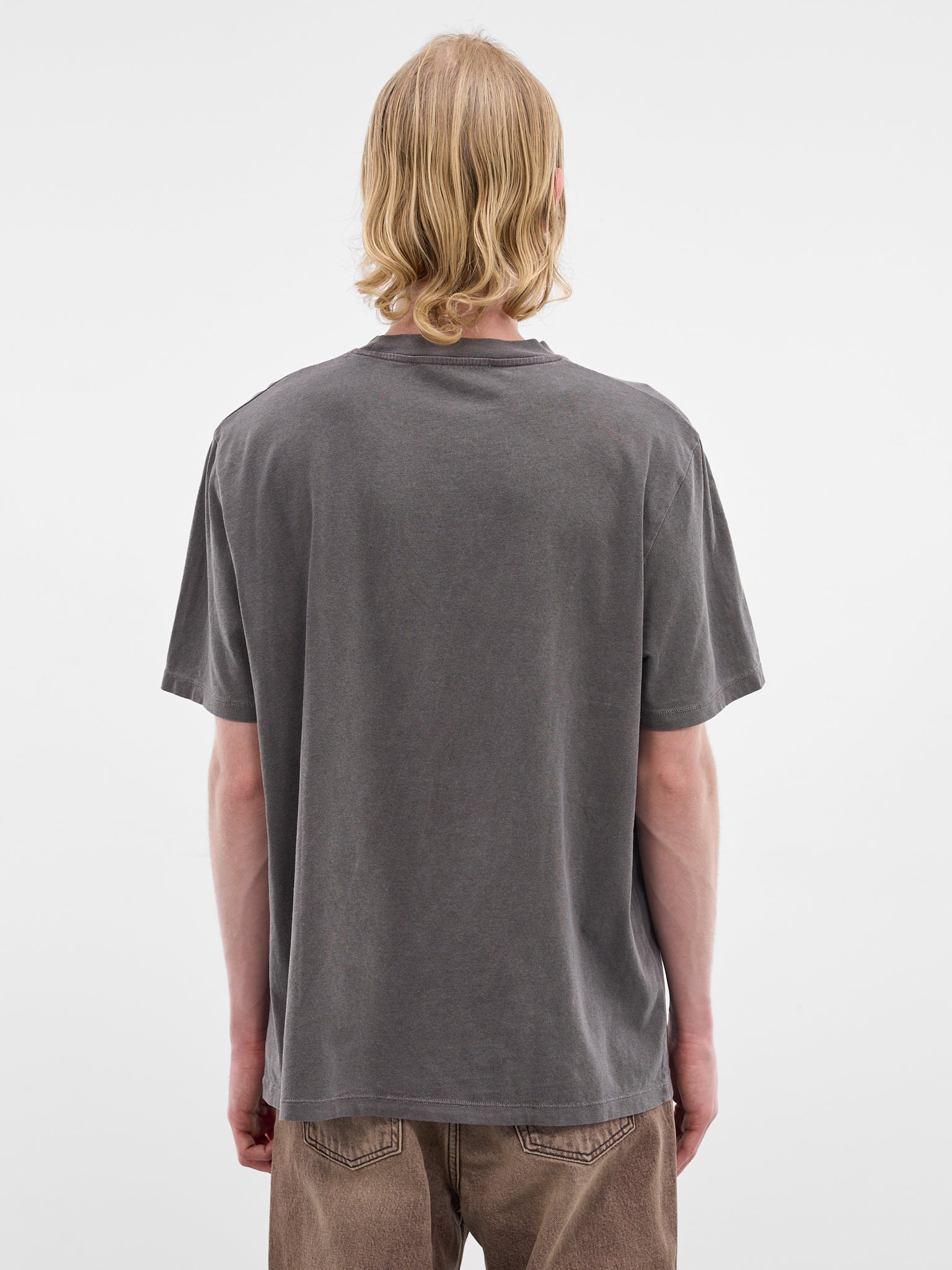 Worn Graphite Cotton Boxy Tee (M2266BWG-WORN-GRAPHITE)