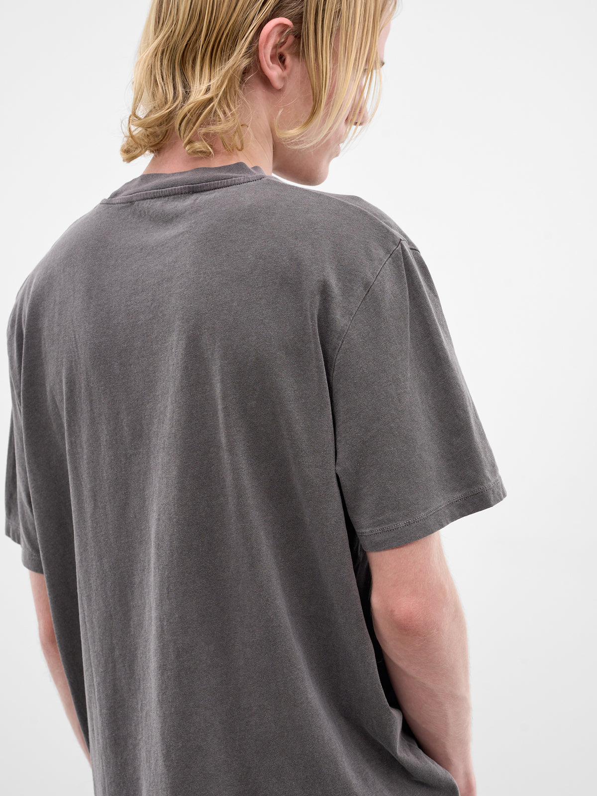 Worn Graphite Cotton Boxy Tee (M2266BWG-WORN-GRAPHITE)