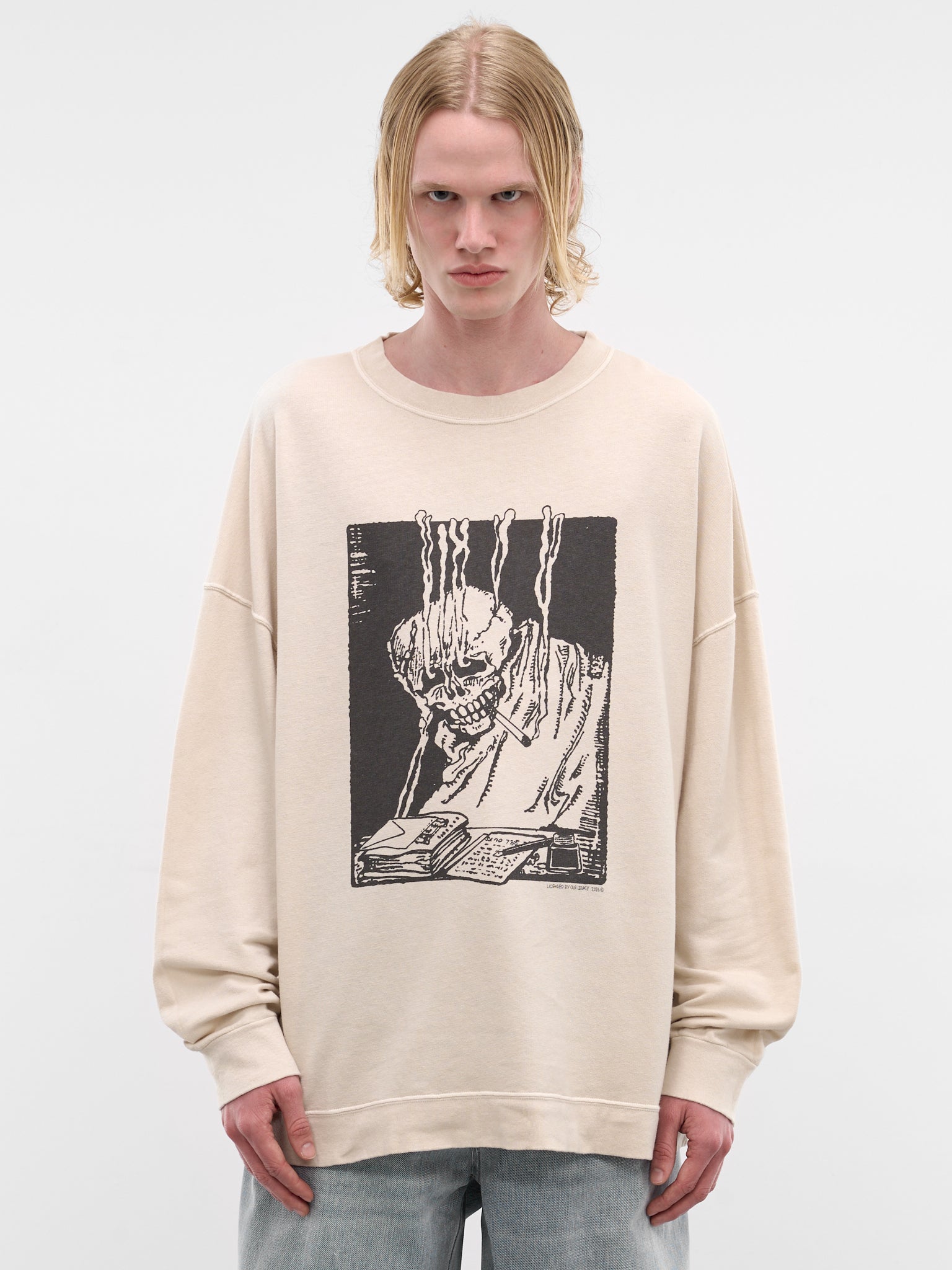 Angry Fan Mail Graphic Sweatshirt (M2266SA-ANGRY-FAN-MAIL-PRINT)