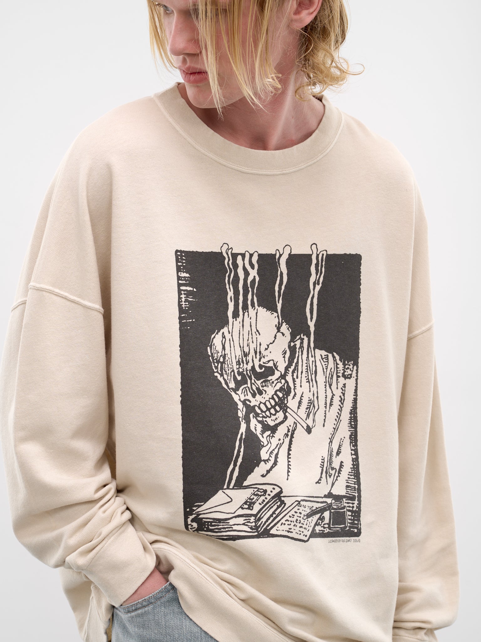 Angry Fan Mail Graphic Sweatshirt (M2266SA-ANGRY-FAN-MAIL-PRINT)