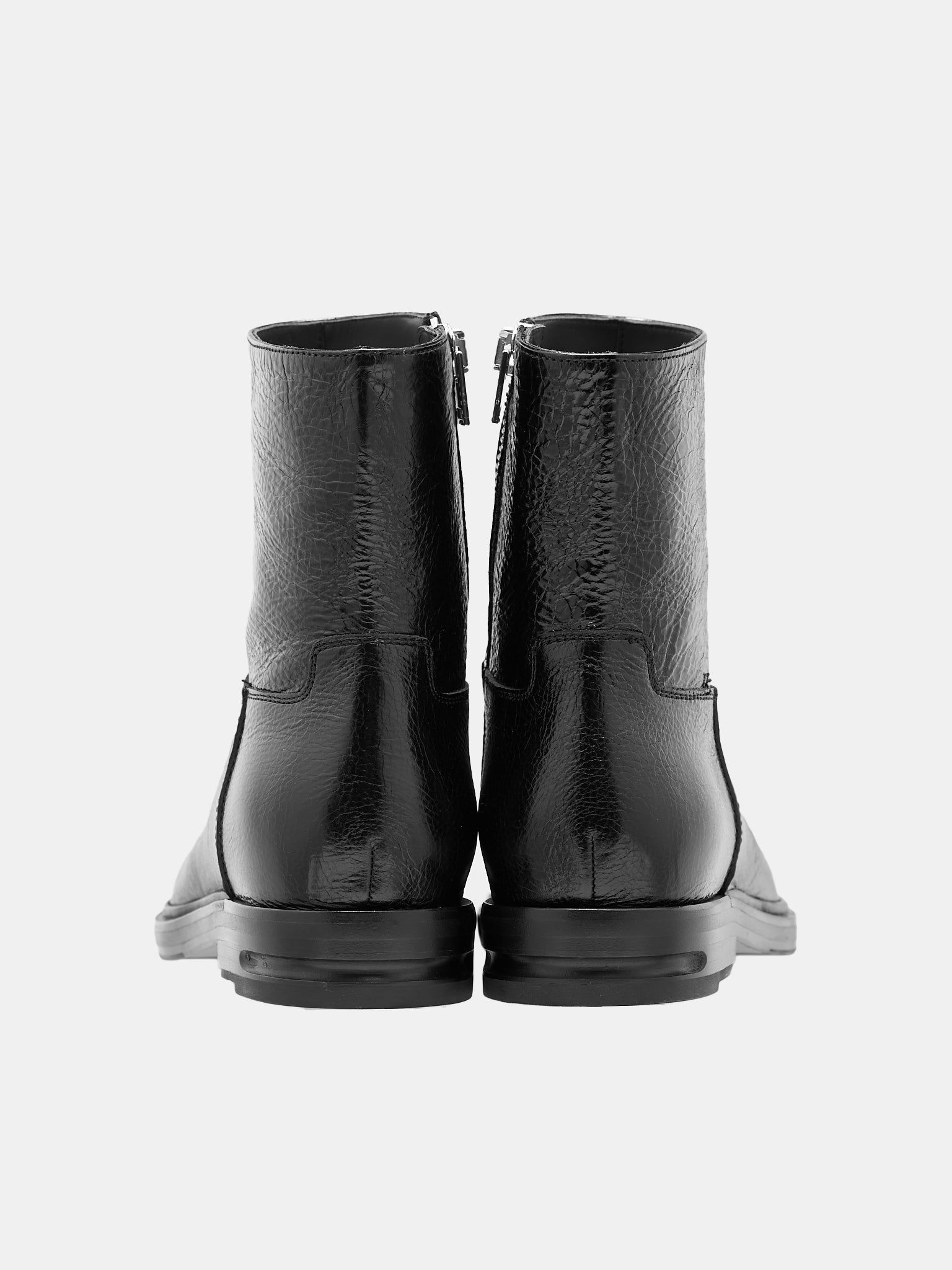 Crinkle Patent Leather Boots (M2305-ZUMBA-NERO)