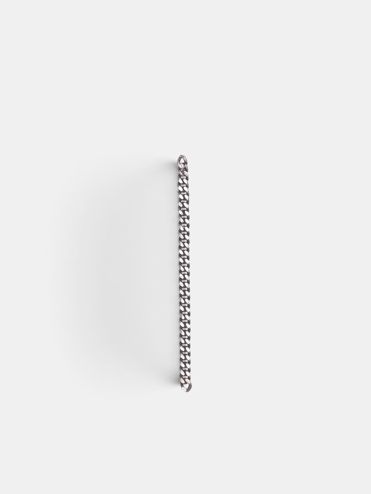Silver Curb Chain Essence Bracelet (M2315-SILVER)