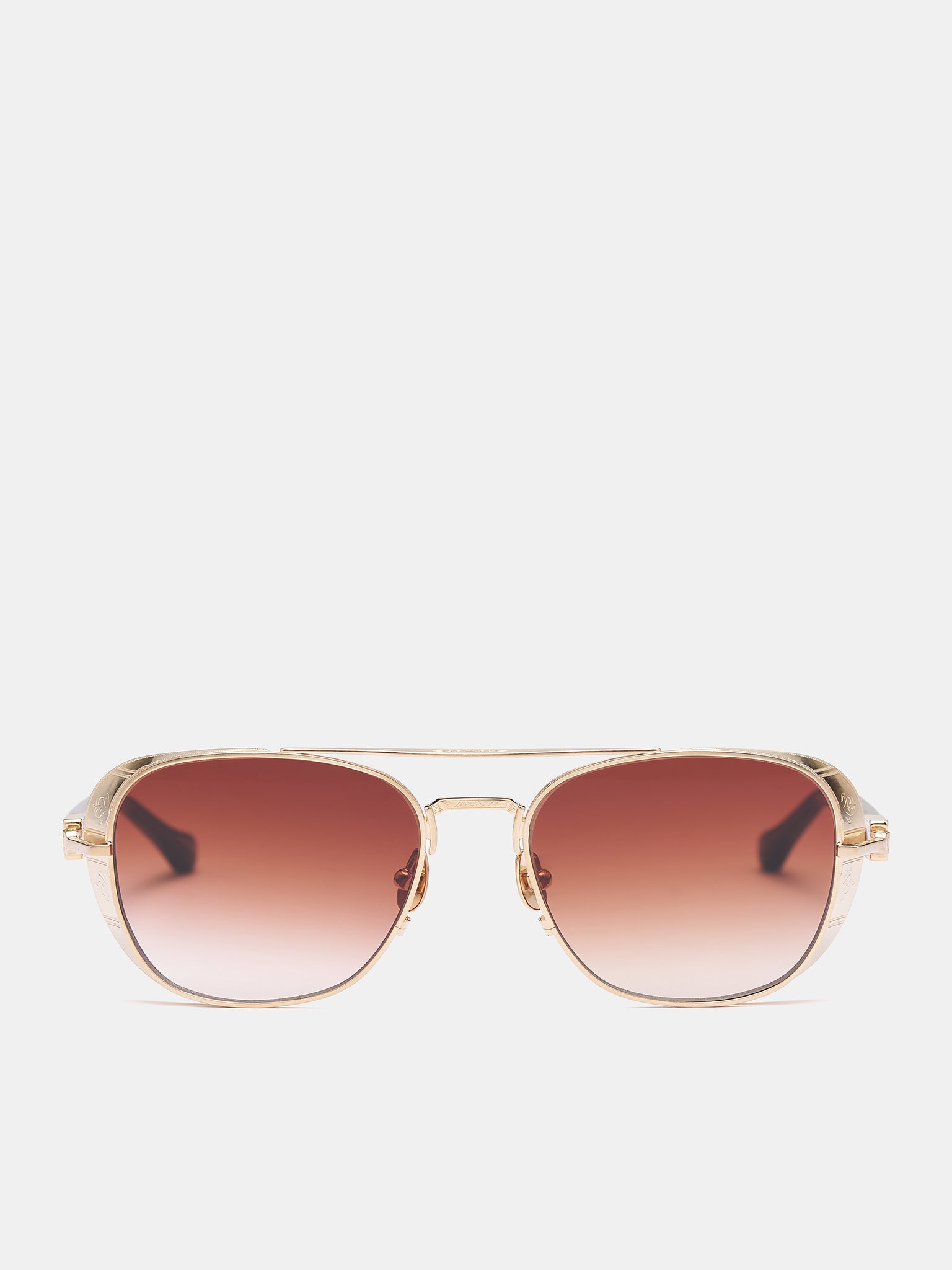 M3115 Sunglasses (M3115-BRUSHED-GOLD-BLACK-BROWN)