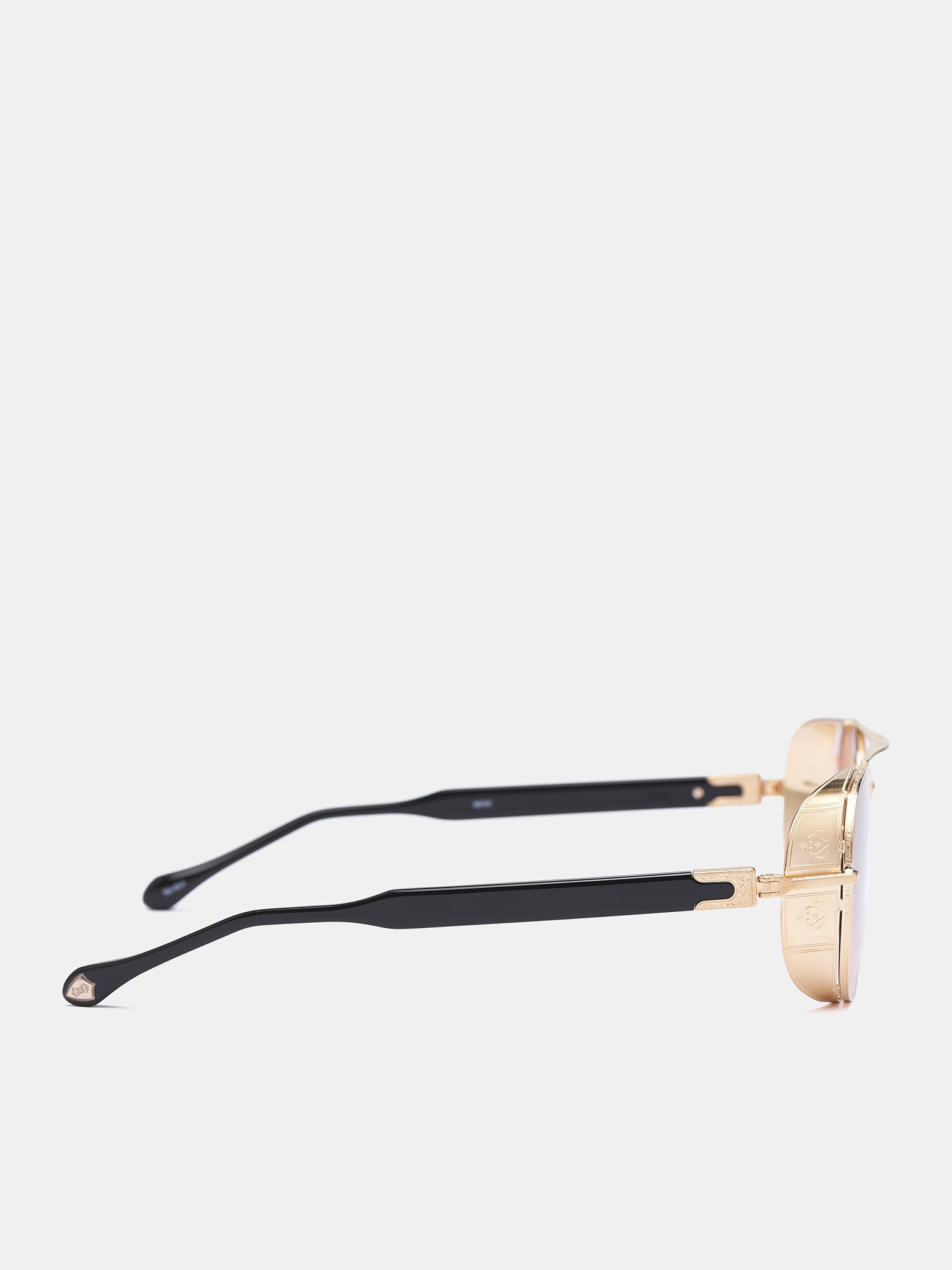 M3115 Sunglasses (M3115-BRUSHED-GOLD-BLACK-BROWN)