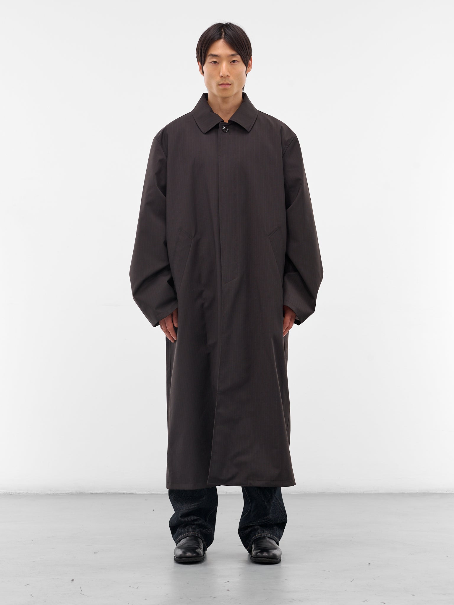 Churchill Stripe Long Oversized Coat (M4251CC-CHURCHILL-STRIPE)