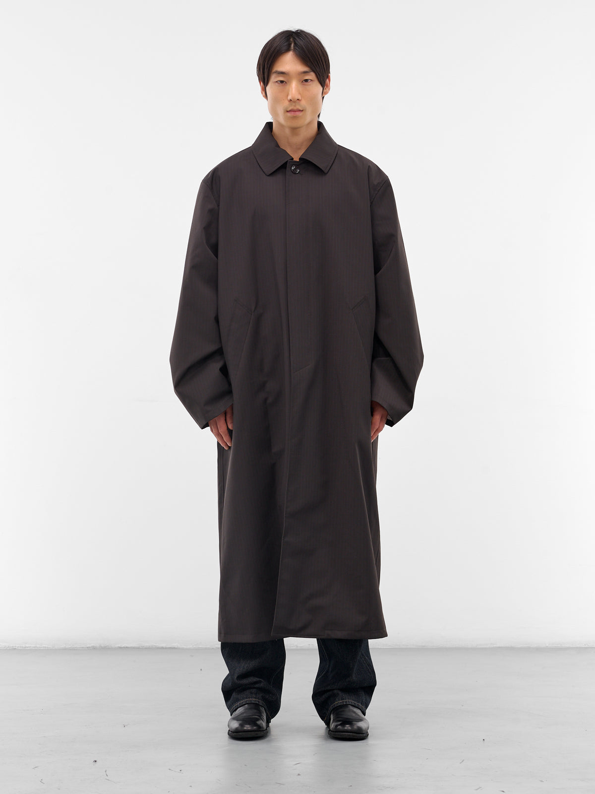 Churchill Stripe Long Oversized Coat (M4251CC-CHURCHILL-STRIPE)