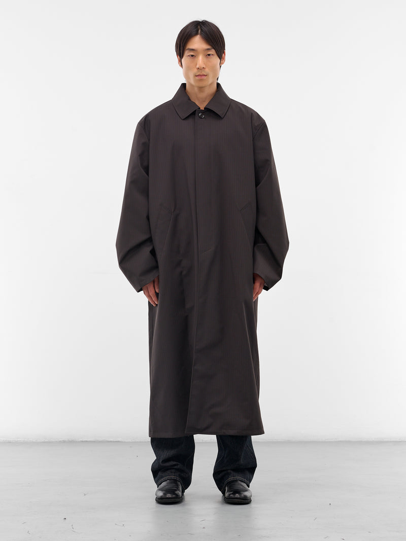 Churchill Stripe Long Oversized Coat (M4251CC-CHURCHILL-STRIPE)