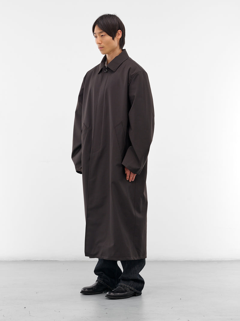 Churchill Stripe Long Oversized Coat (M4251CC-CHURCHILL-STRIPE)
