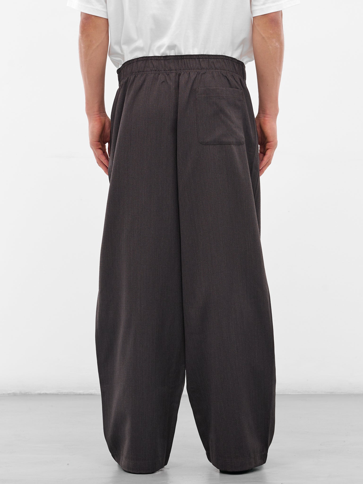 Brown Wool Havana Leisure Trousers (M4254LH-HAVANA-BROWN)