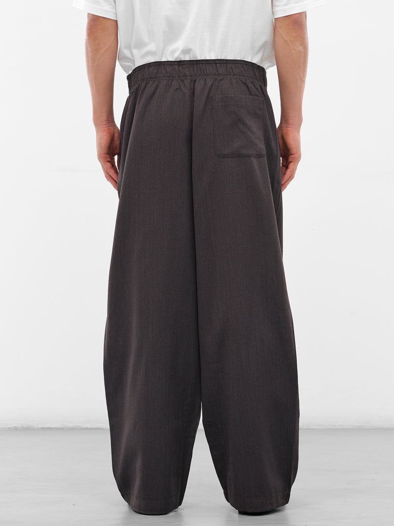 Brown Wool Havana Leisure Trousers (M4254LH-HAVANA-BROWN)
