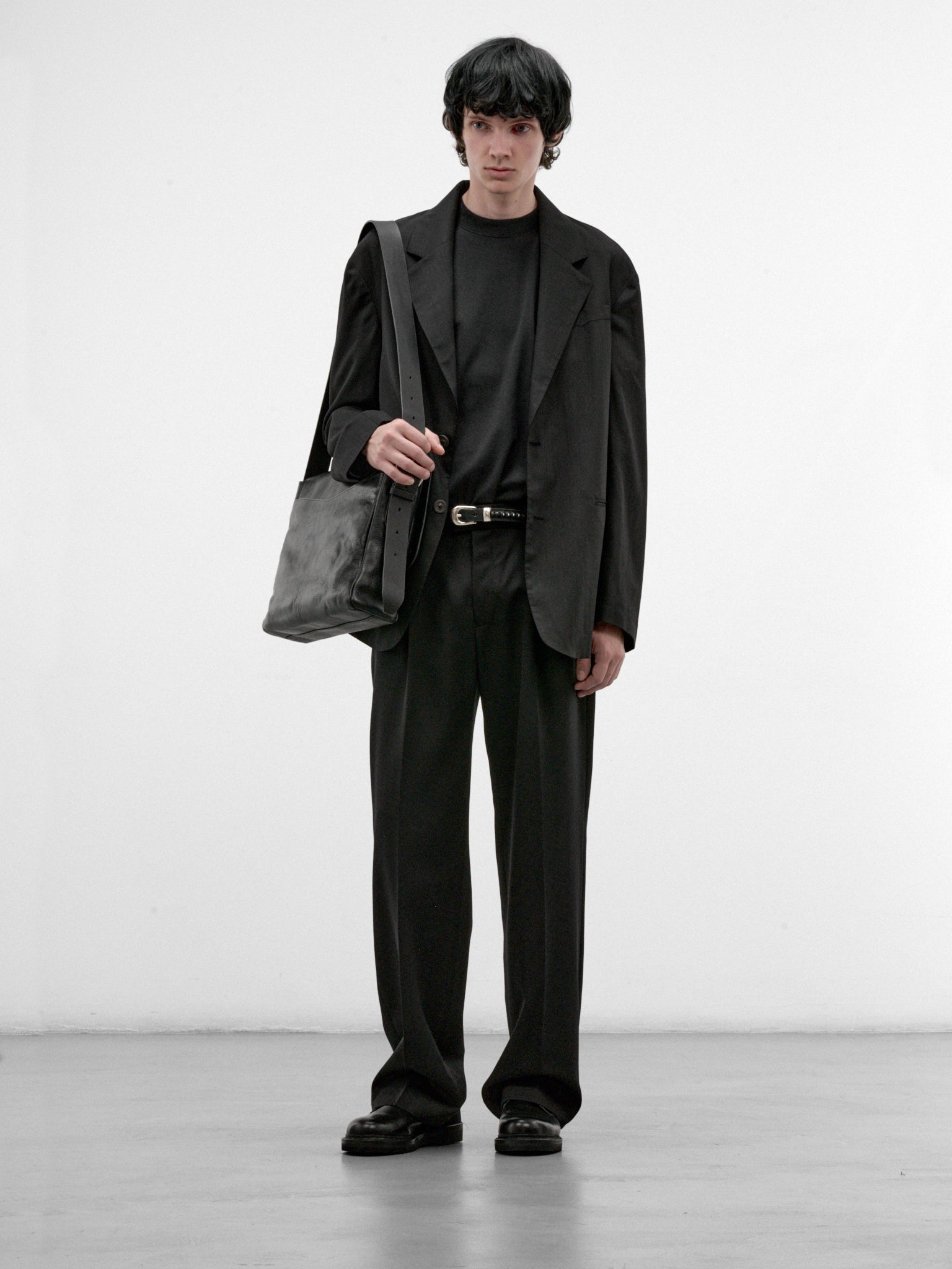 Black Wool Industry Blazer (M4260IVB-VOID-BLACK)