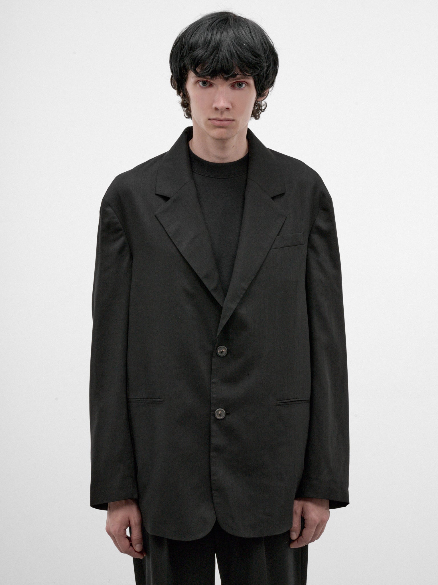 Black Wool Industry Blazer (M4260IVB-VOID-BLACK)