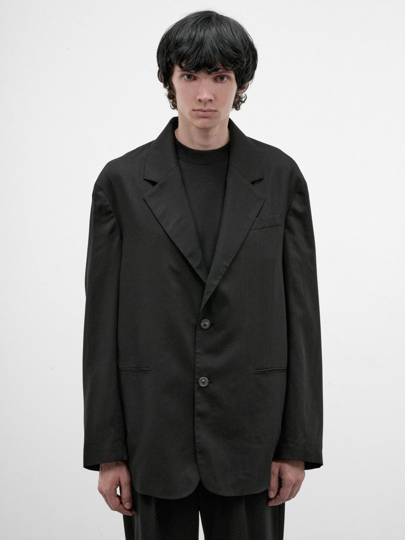 Black Wool Industry Blazer (M4260IVB-VOID-BLACK)