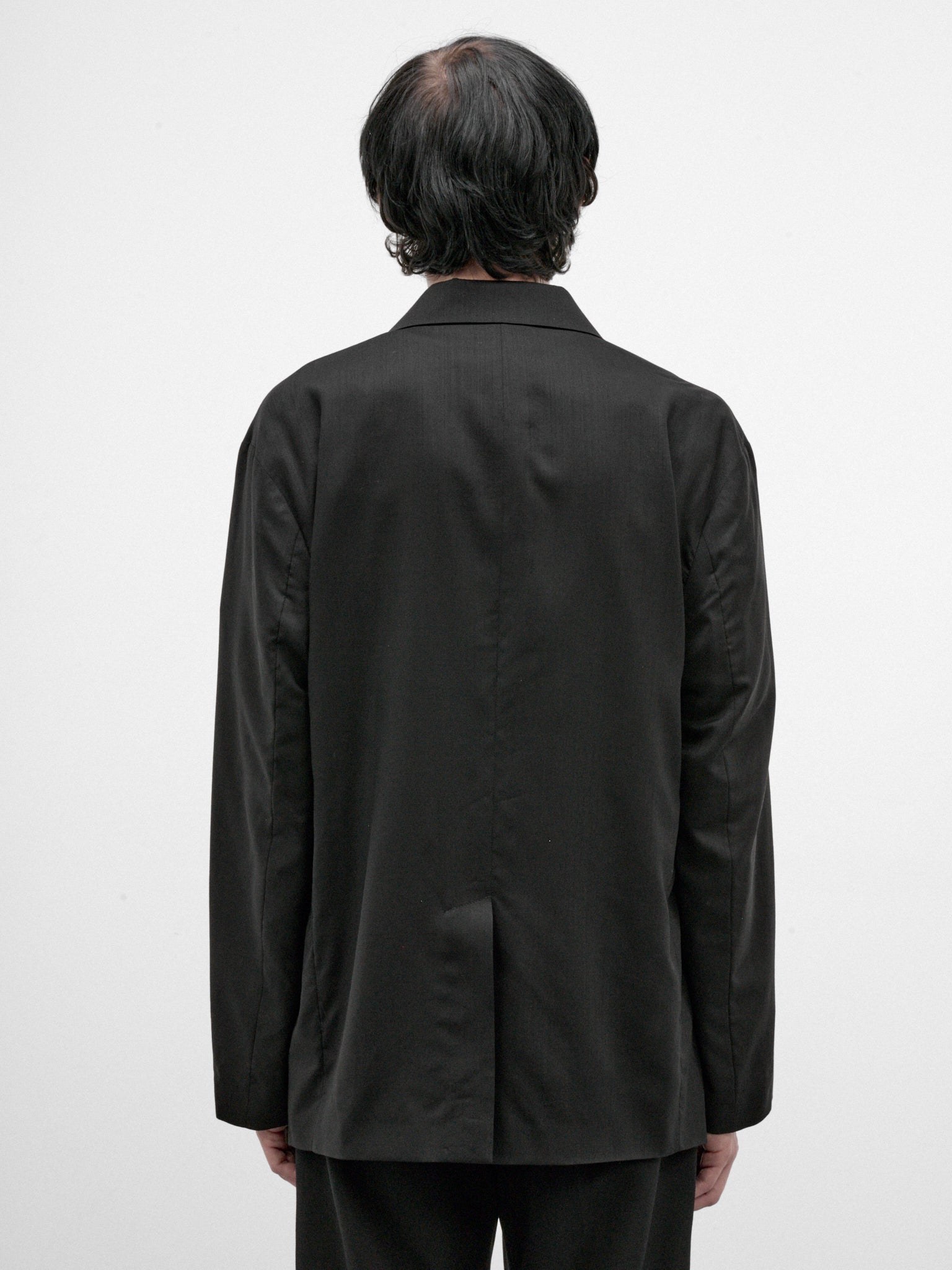 Black Wool Industry Blazer (M4260IVB-VOID-BLACK)