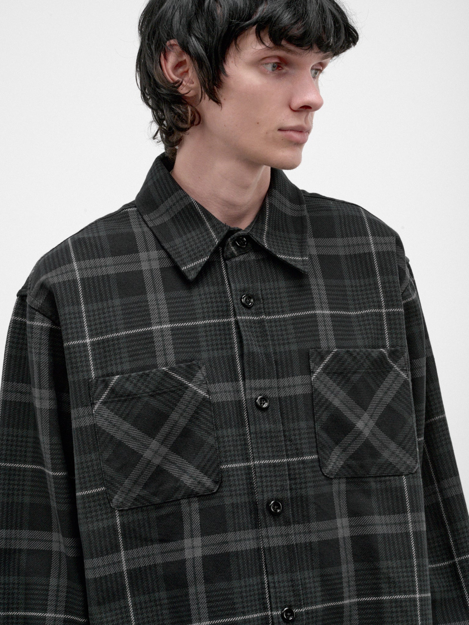 Raven Plaid Cotton Whoppin Shirt (M4262WRC-RAVEN-CHECK-RANCH)