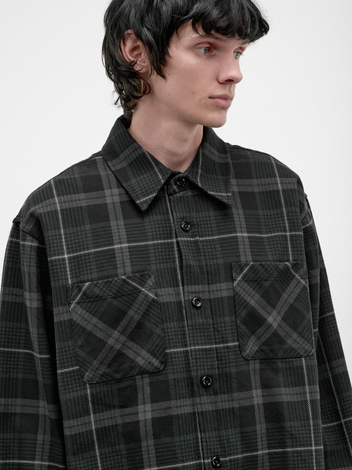 Raven Plaid Cotton Whoppin Shirt (M4262WRC-RAVEN-CHECK-RANCH)