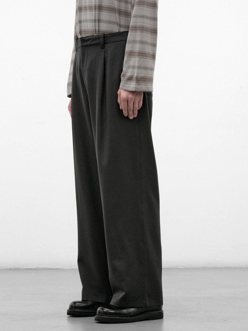 Charcoal Wool Still Chino Trousers (M4264SCK-CHAR-KINETIC)