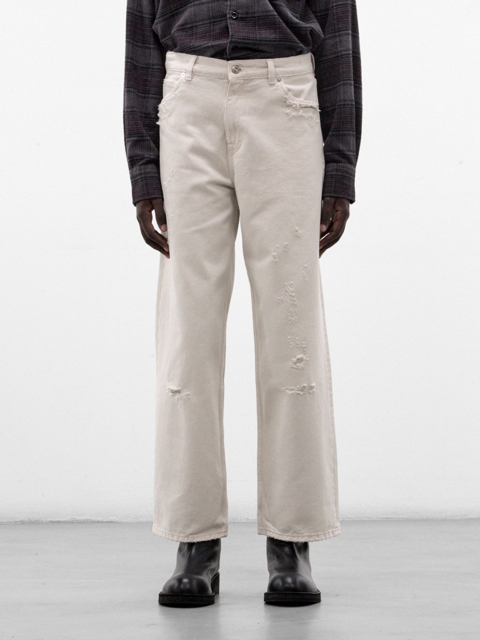 Chalk Vast Cut Trousers (M4265VO-OLD-CHALK-WASH)