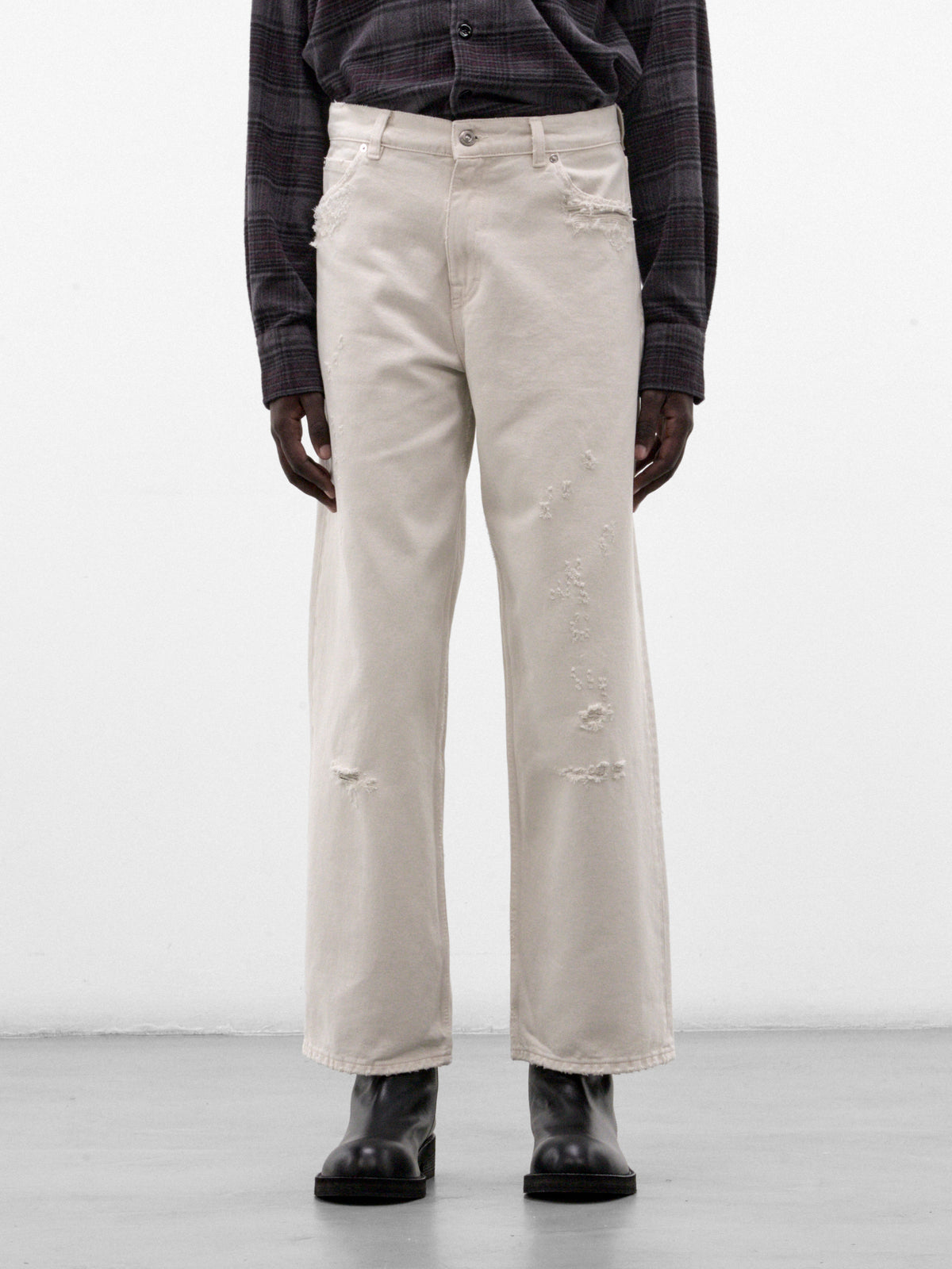 Chalk Vast Cut Trousers (M4265VO-OLD-CHALK-WASH)