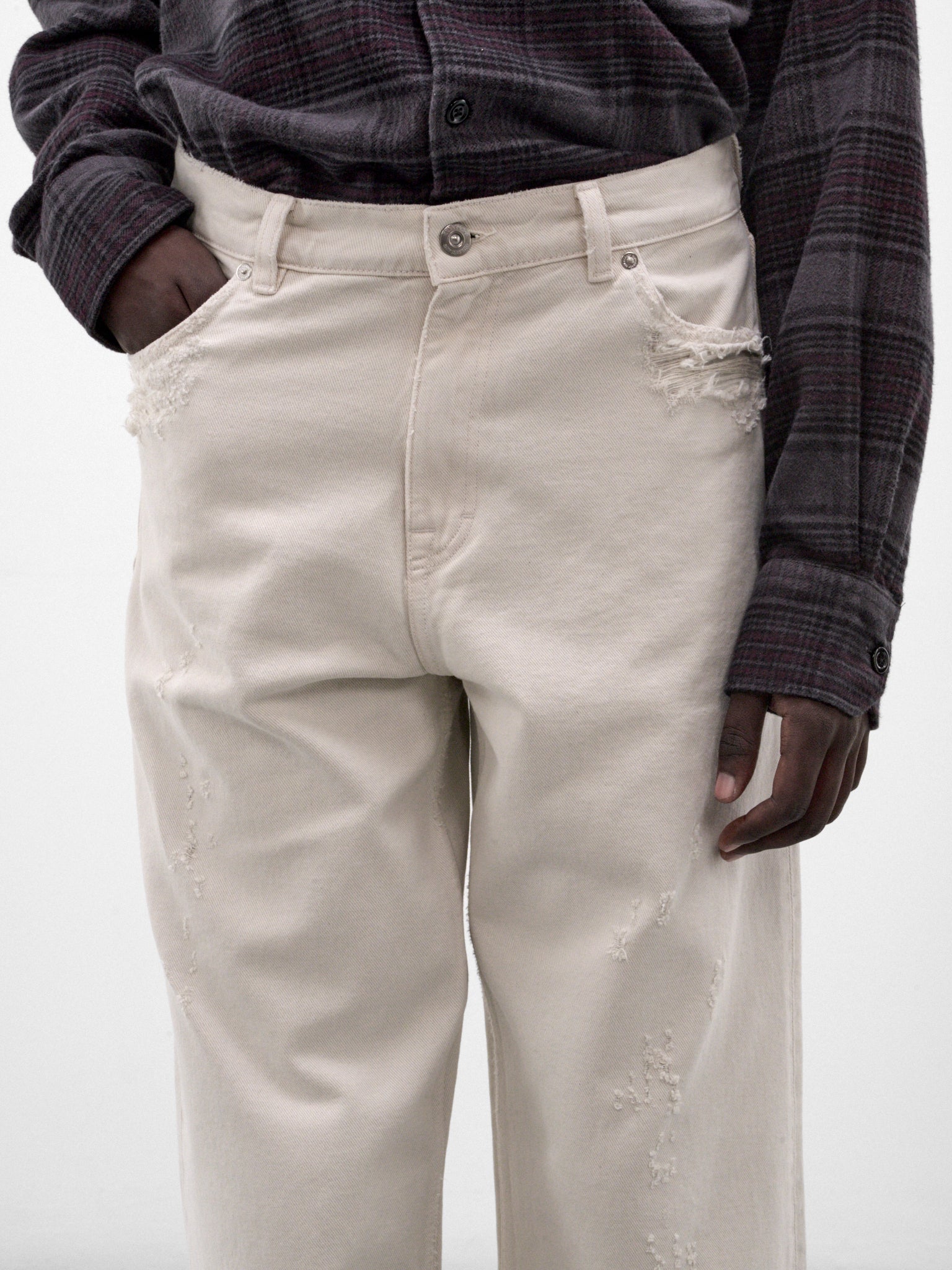 Chalk Vast Cut Trousers (M4265VO-OLD-CHALK-WASH)