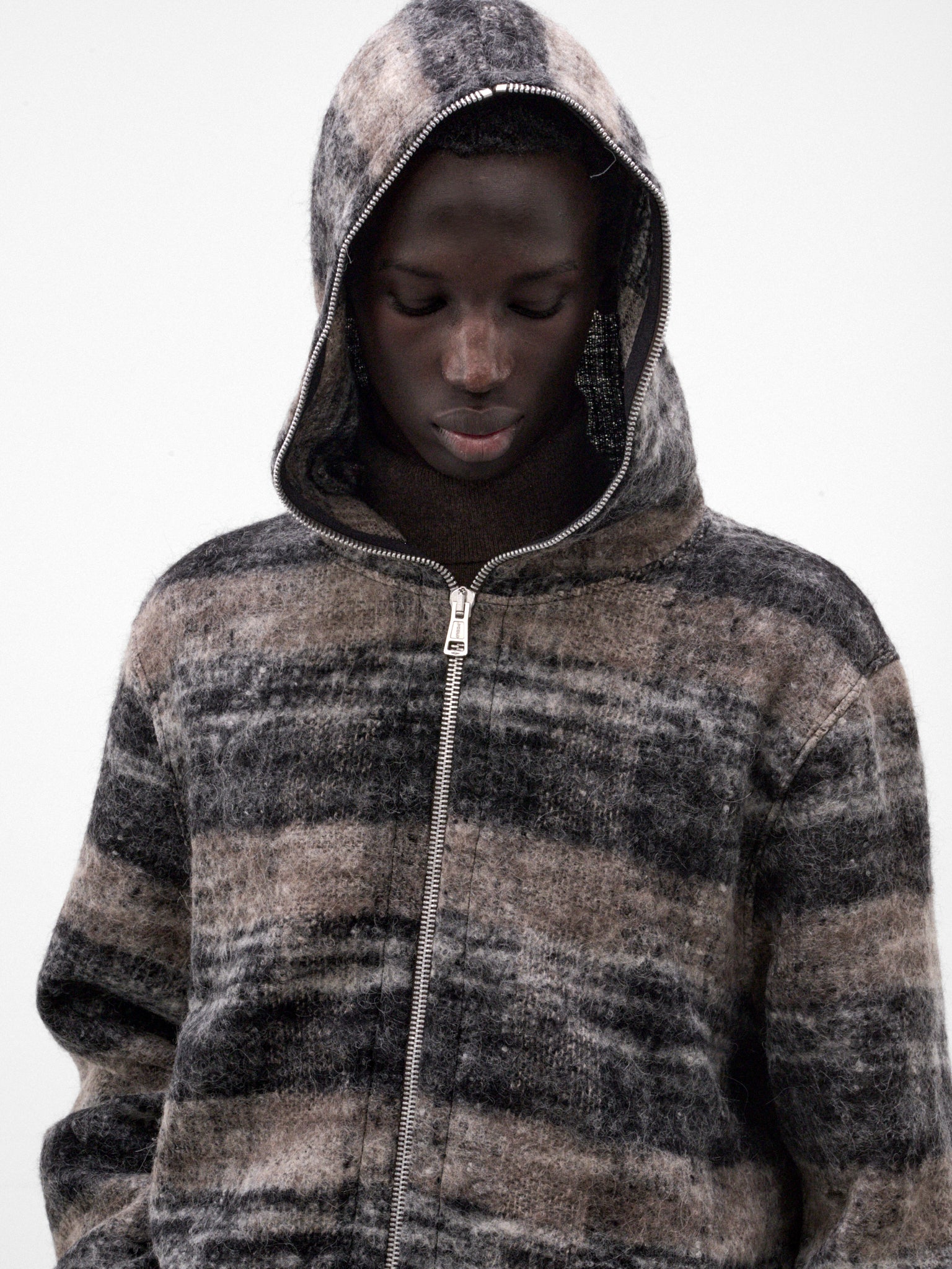Night Woods Full Zip Hoodie (M4266FN-NIGHT-WOODS-CHECK)
