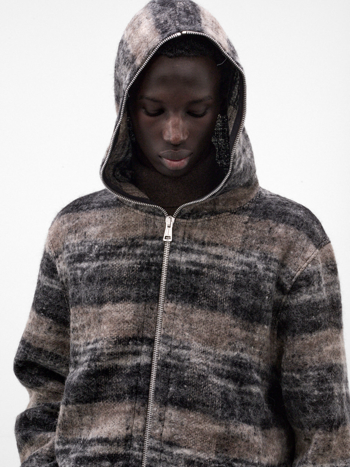 Night Woods Full Zip Hoodie (M4266FN-NIGHT-WOODS-CHECK)