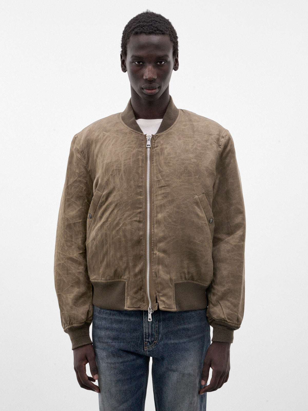 Marsh Khaki Wax Dipped Bomber (M4268MMK-MARSH-KHAKI-WAX-DIPPE)