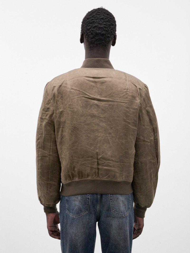 Marsh Khaki Wax Dipped Bomber (M4268MMK-MARSH-KHAKI-WAX-DIPPE)