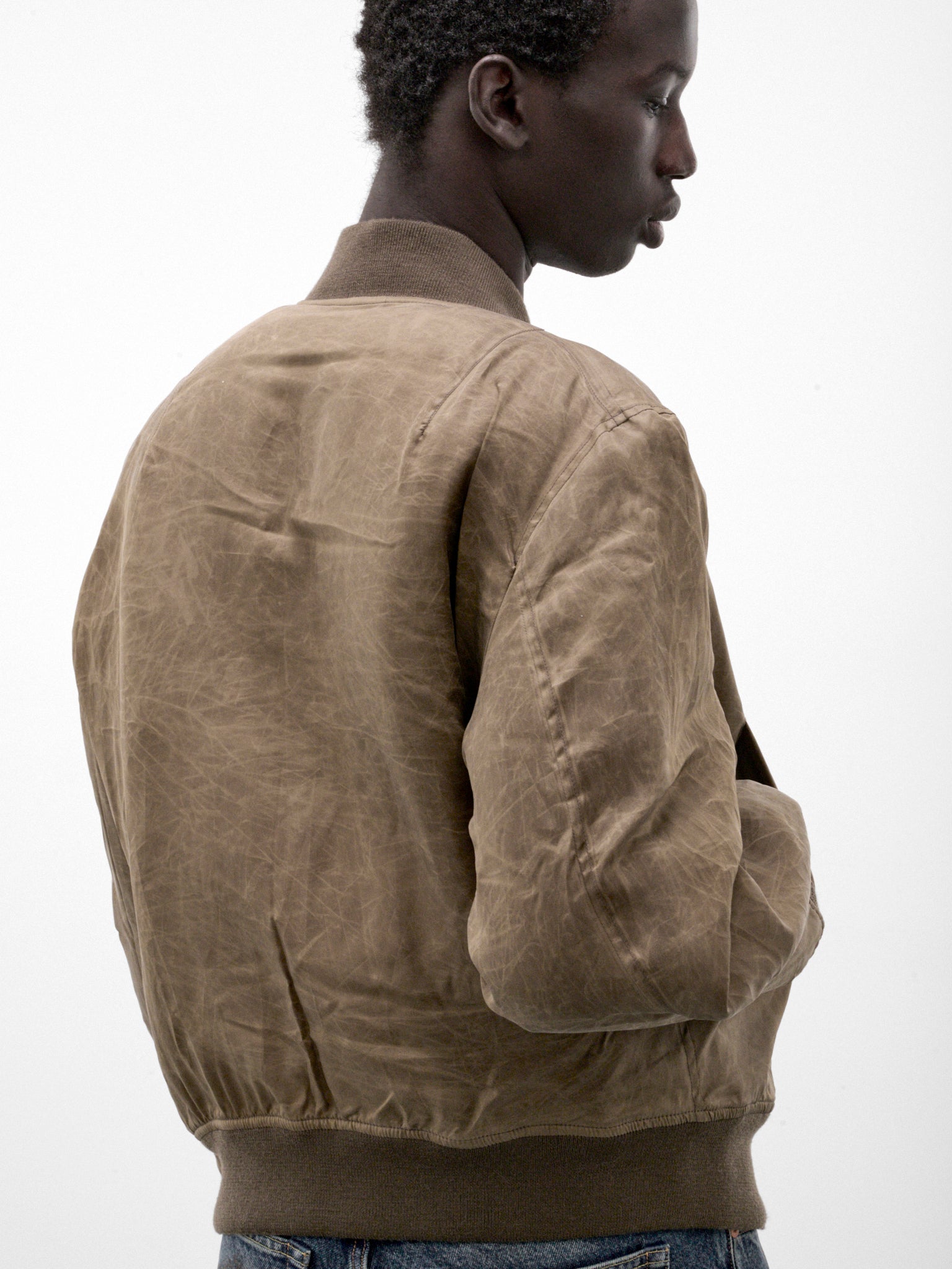 Marsh Khaki Wax Dipped Bomber (M4268MMK-MARSH-KHAKI-WAX-DIPPE)