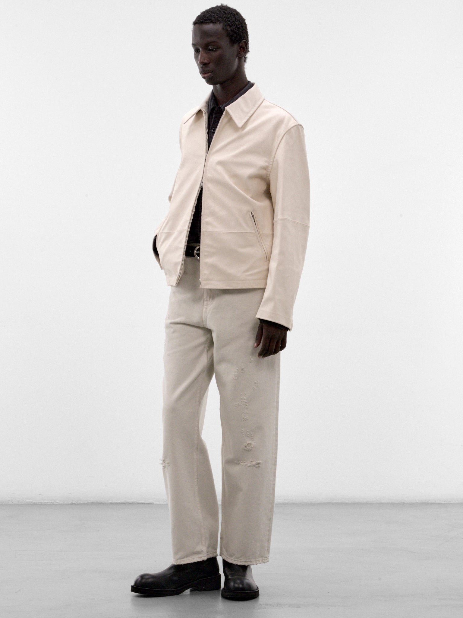 Chalk Vast Cut Trousers (M4265VO-OLD-CHALK-WASH)