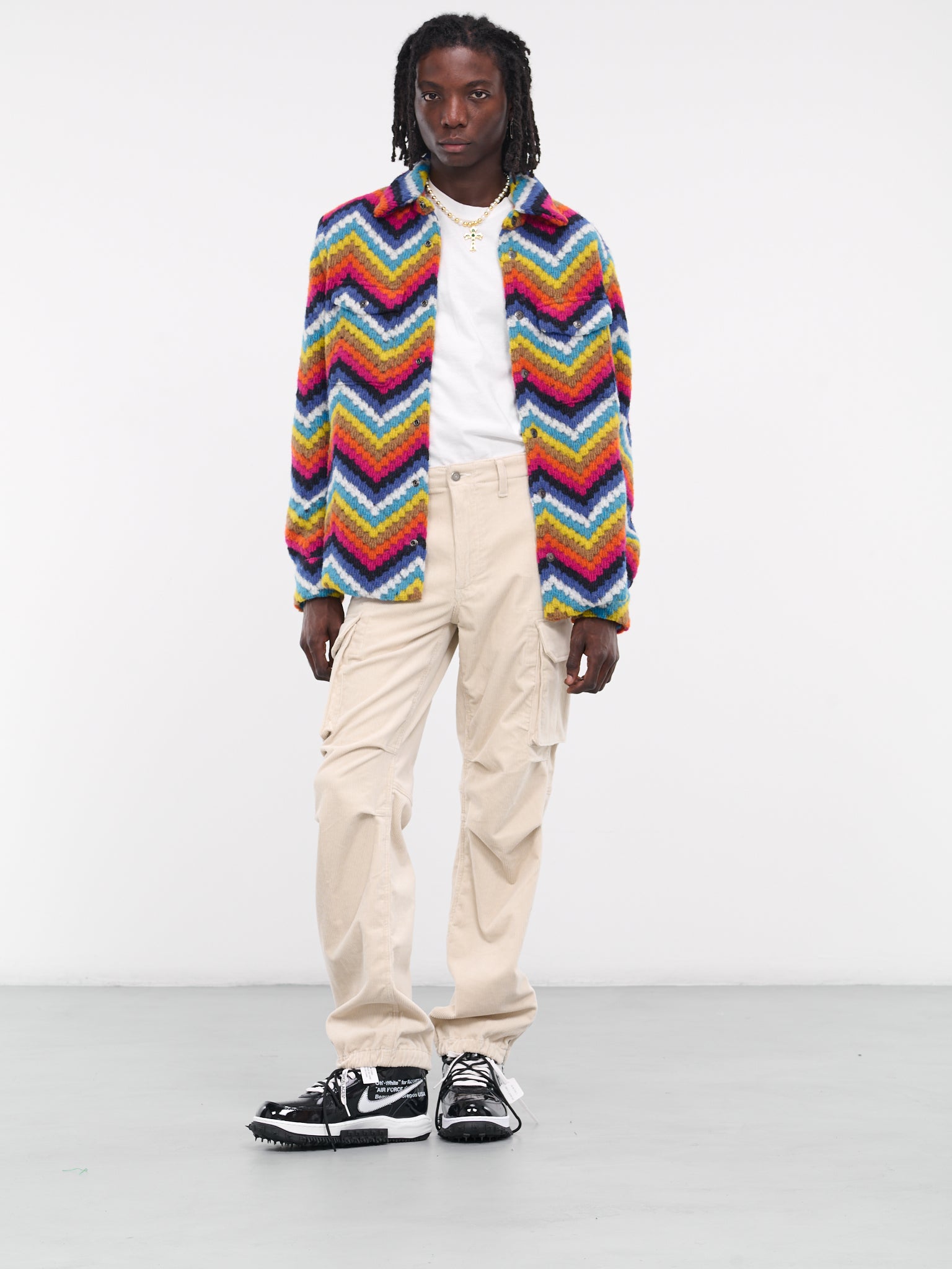 Stripe Knit Shirt (M573964-519-MULTI-COLOR)