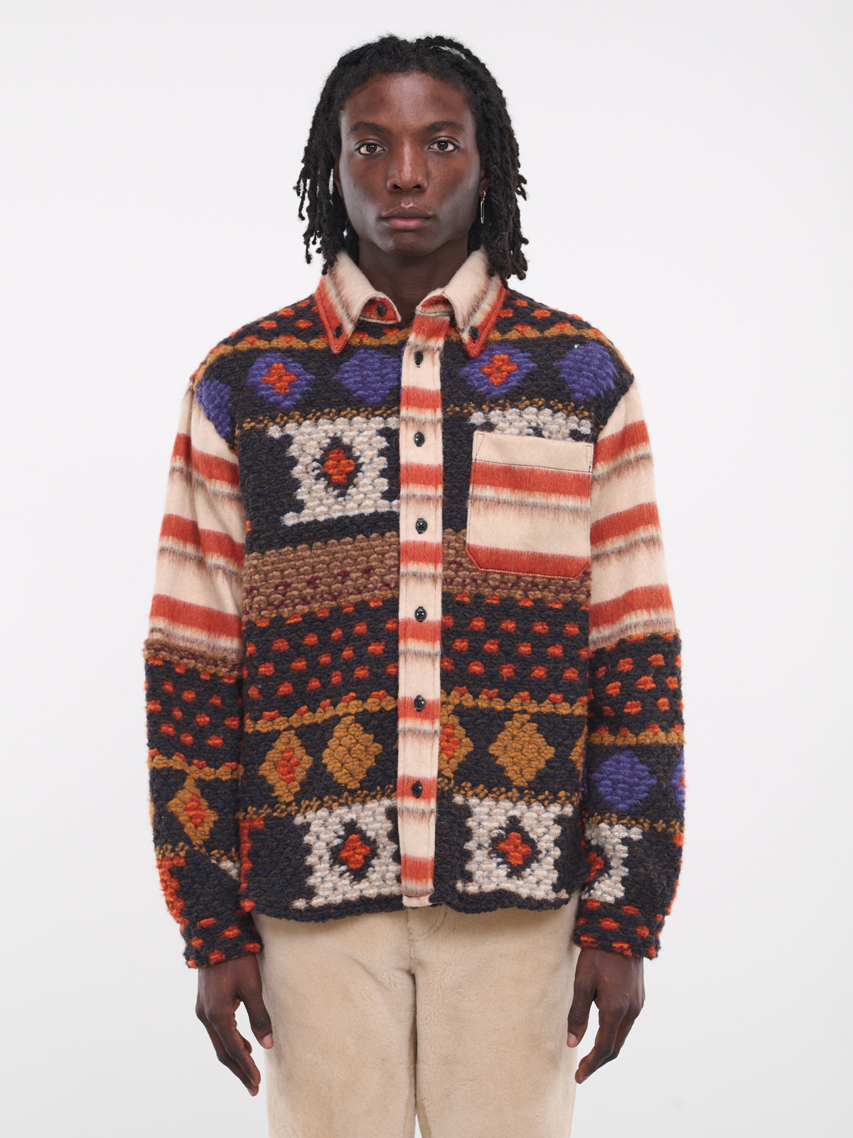 Native Knit Shirt (M599722-717-NATURAL-ORANGE)