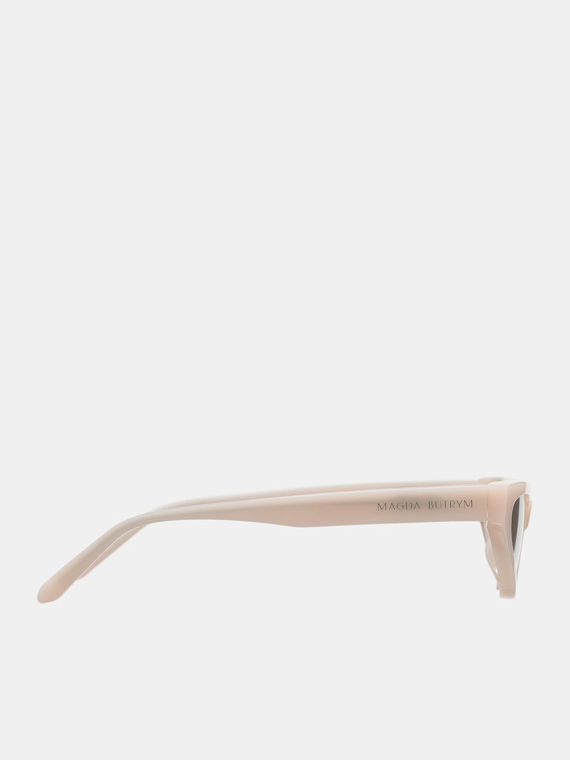 Cat Eye Sunglasses (MAGDA24C3SUN-PINK-SILVER-MOCHA)