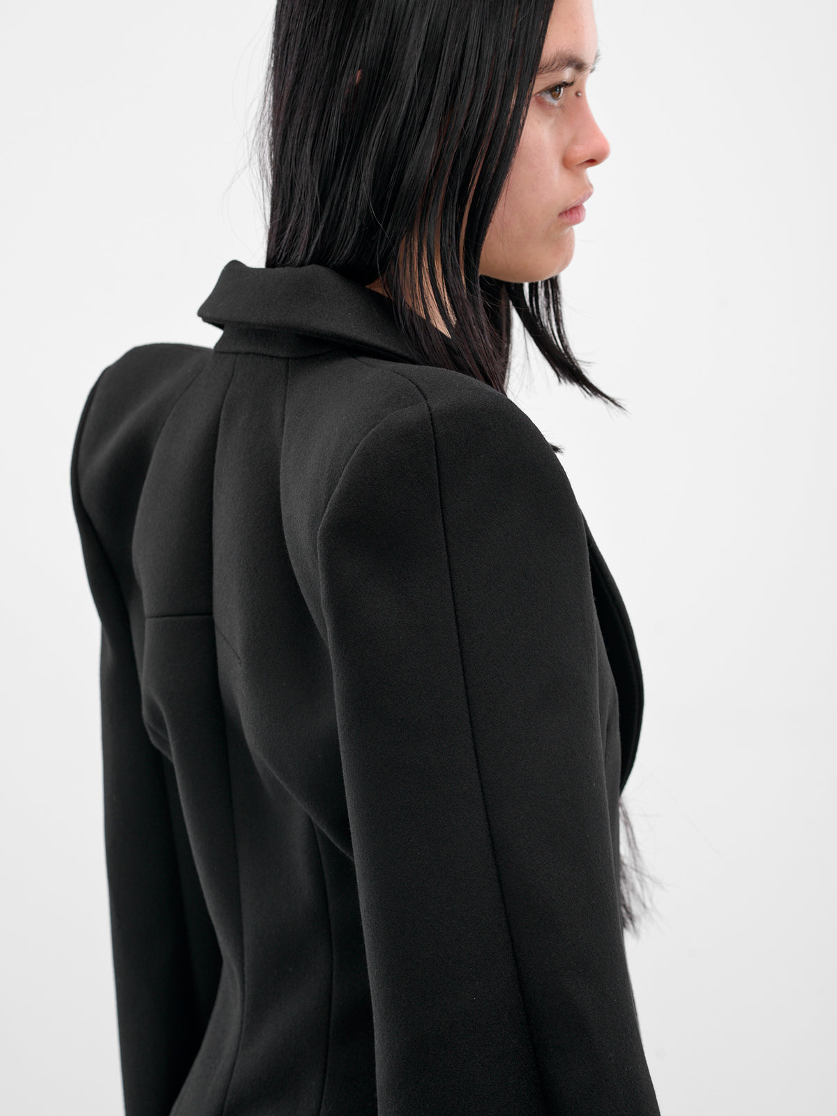 Black Tailored Madame H. Blazer (MAT01J101-SCLERA-BLACK)