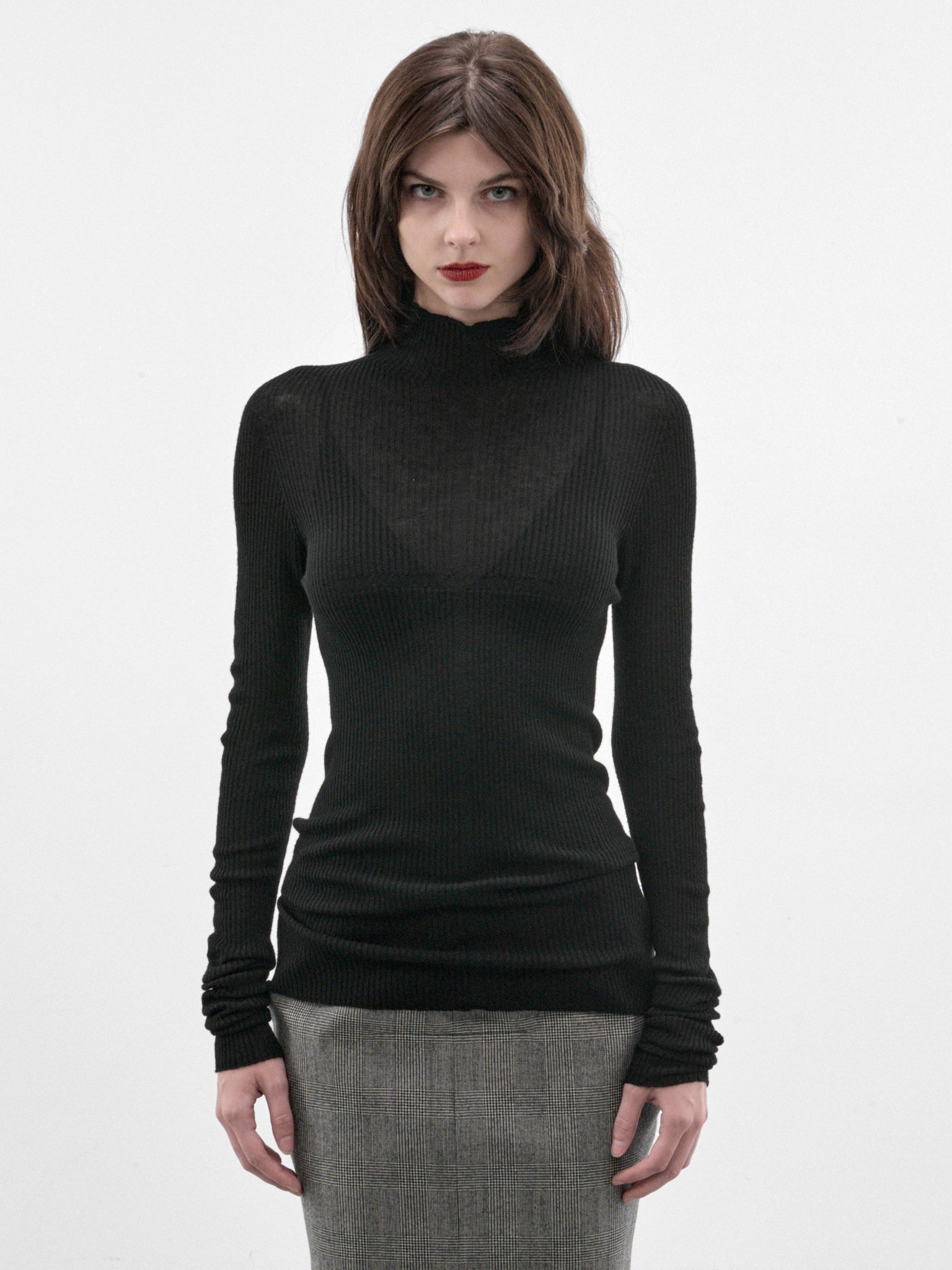 Forever Black Wool Sweater (MAT01N003-SCLERA-BLACK)