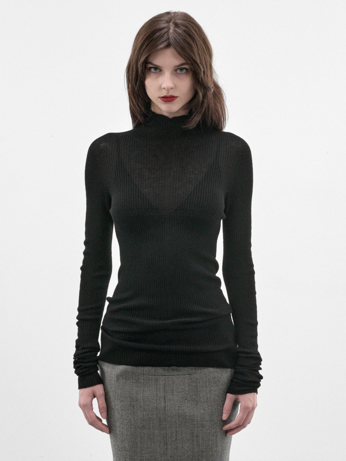 Forever Black Wool Sweater (MAT01N003-SCLERA-BLACK)