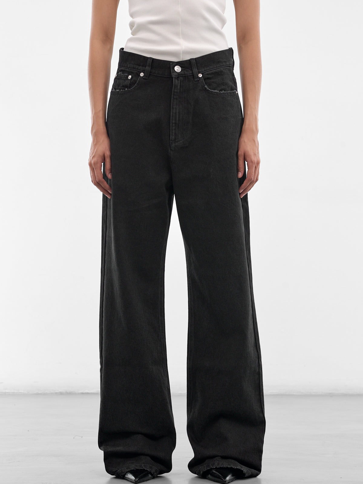 Black Denim MX Wide Jeans (MAT01P003-SECLERA-BLACK)