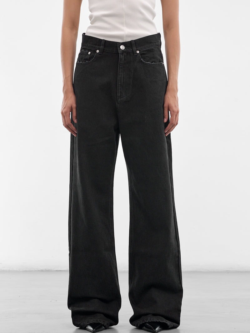 Black Denim MX Wide Jeans (MAT01P003-SECLERA-BLACK)