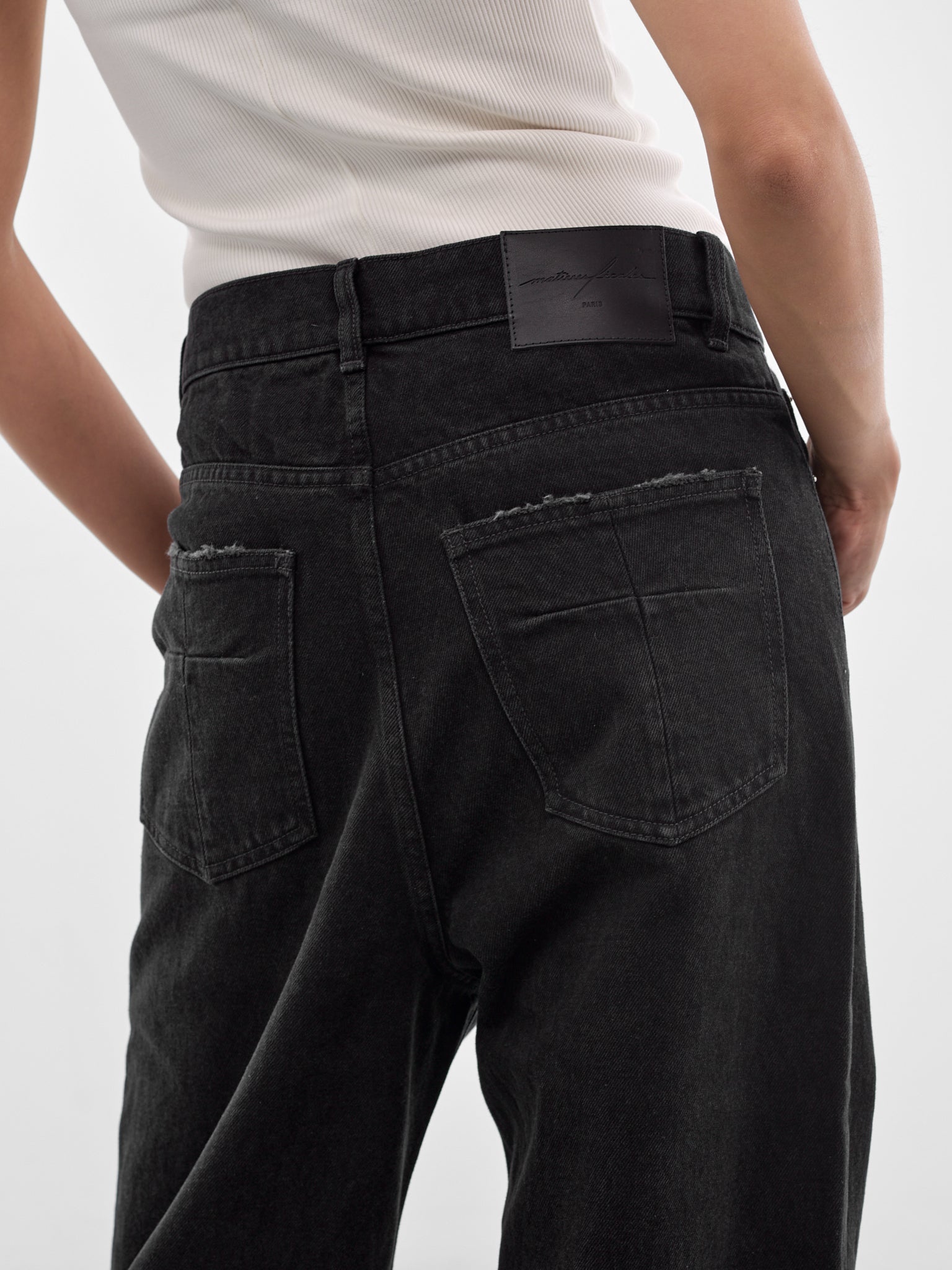 Black Denim MX Wide Jeans (MAT01P003-SECLERA-BLACK)