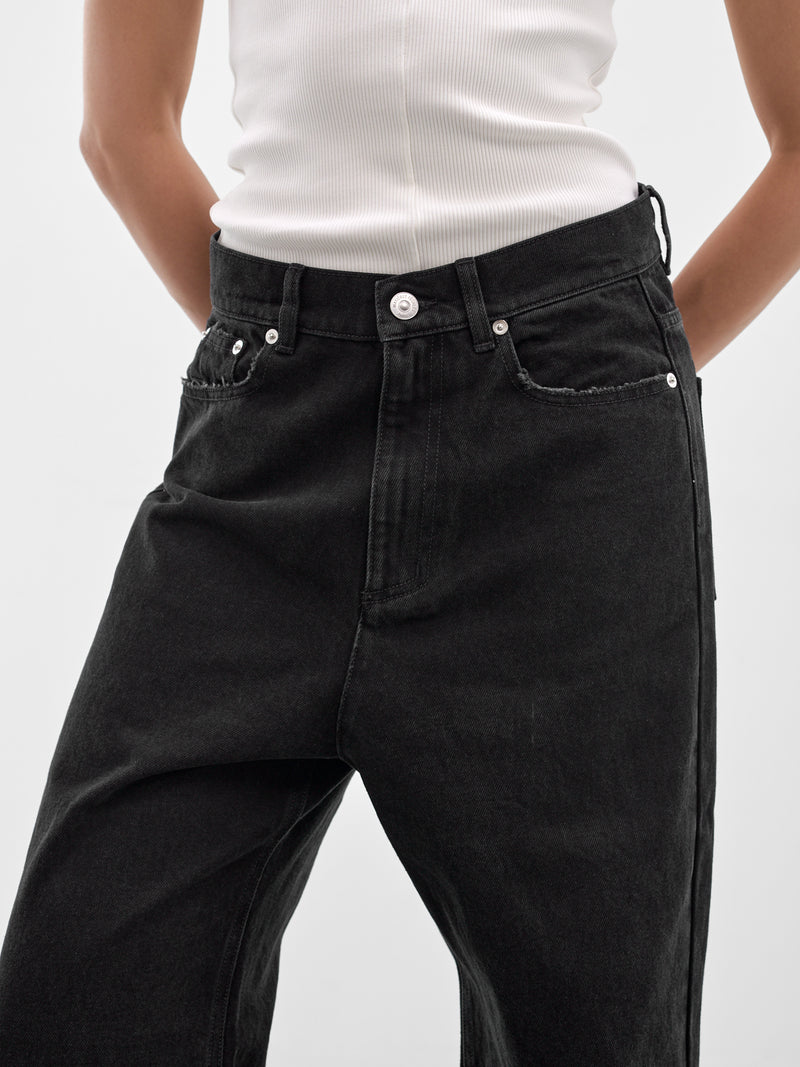 Black Denim MX Wide Jeans (MAT01P003-SECLERA-BLACK)