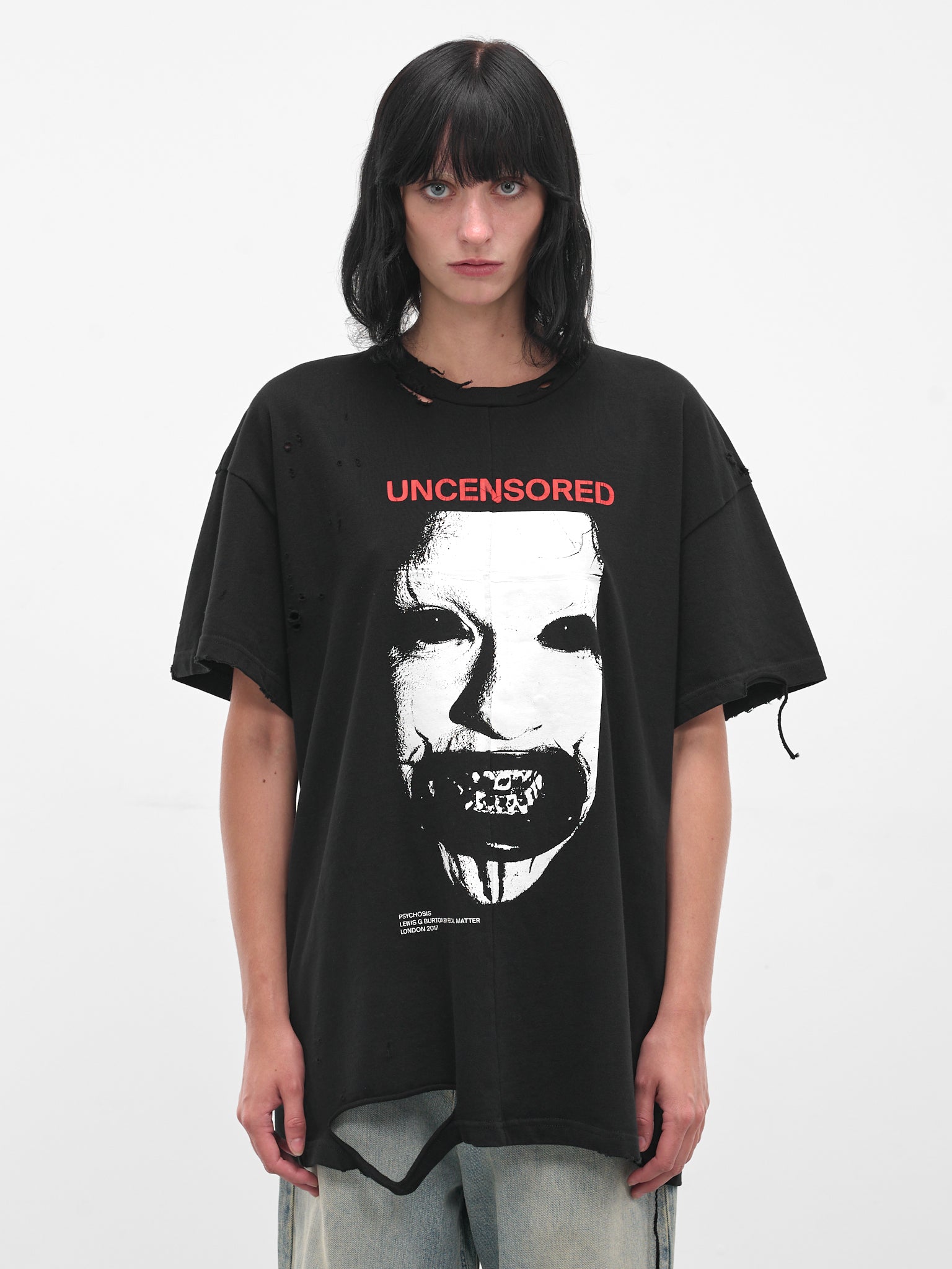 Black Uncensored Graphice Tee (MAT01T006-SCLERA-BLACK)