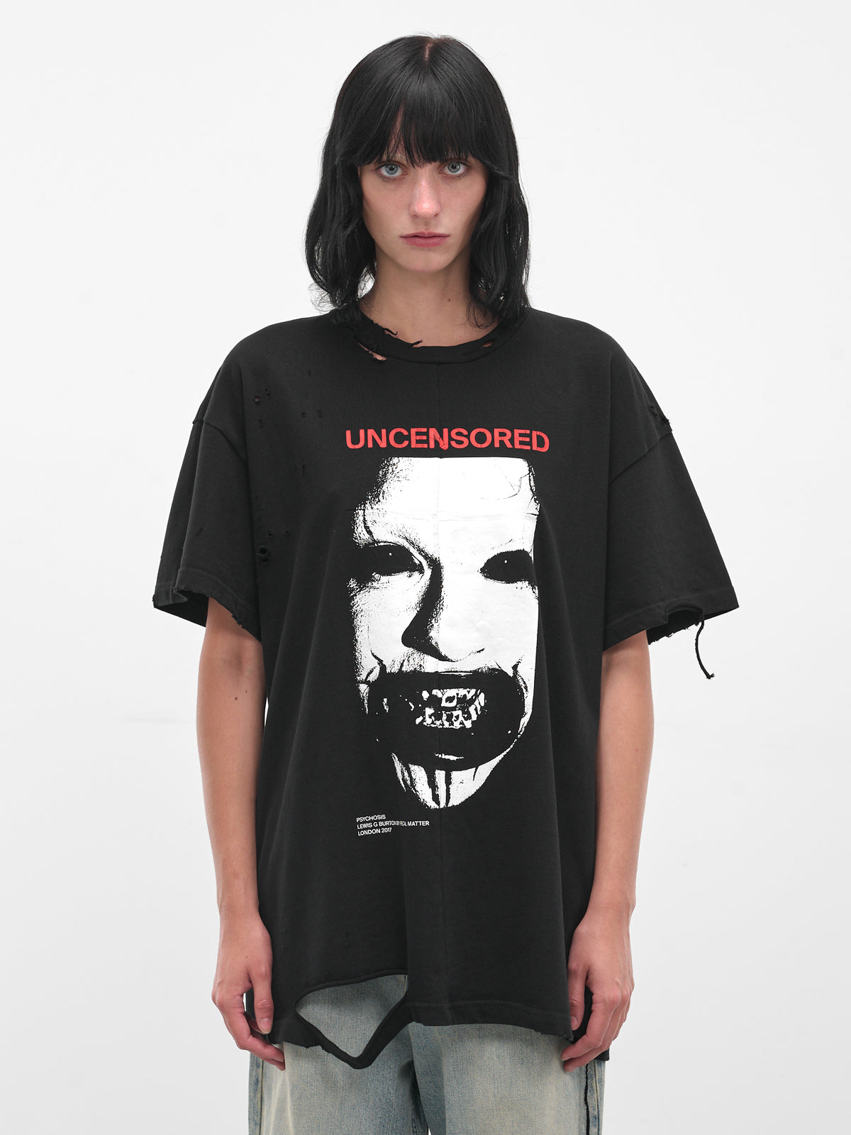 Black Uncensored Graphice Tee (MAT01T006-SCLERA-BLACK)