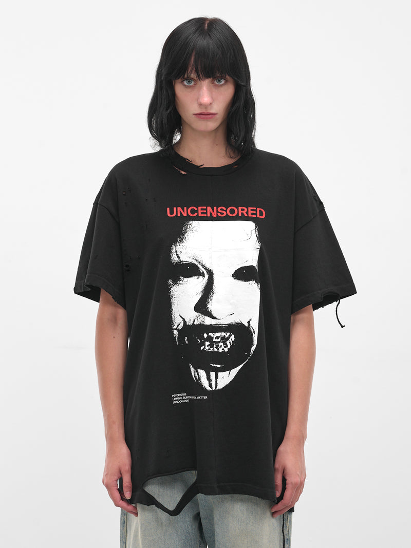 Black Uncensored Graphice Tee (MAT01T006-SCLERA-BLACK)