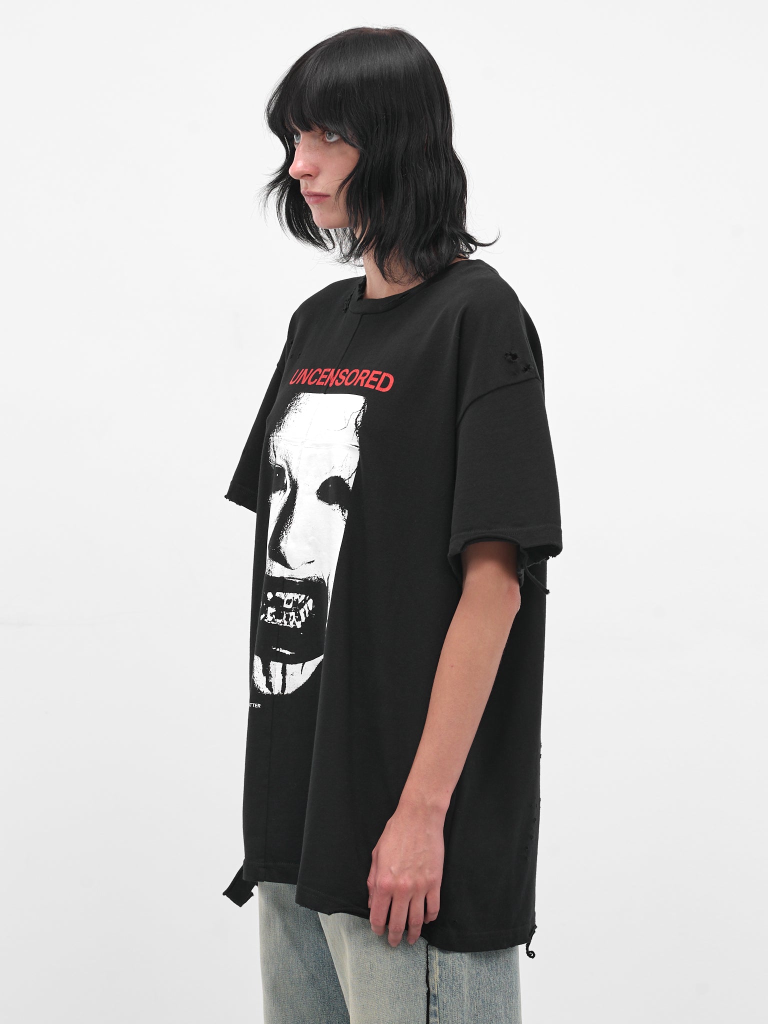 Black Uncensored Graphice Tee (MAT01T006-SCLERA-BLACK)