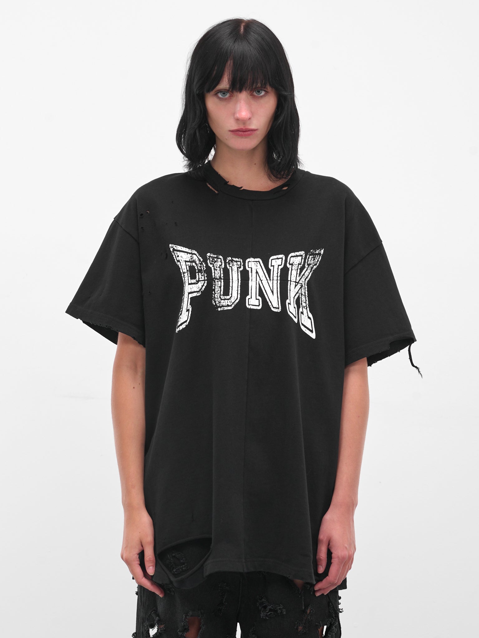 Black Punk Graphic Tee (MAT01T007-SCLERA-BLACK)