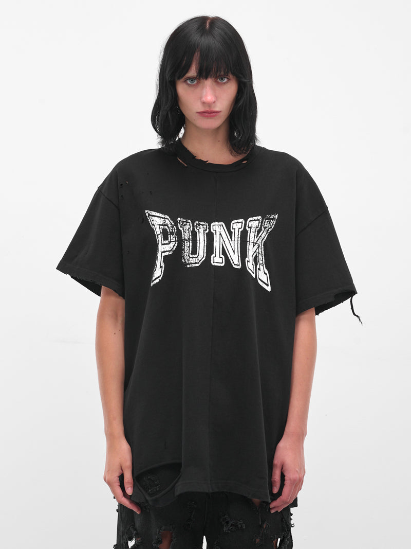 Black Punk Graphic Tee (MAT01T007-SCLERA-BLACK)