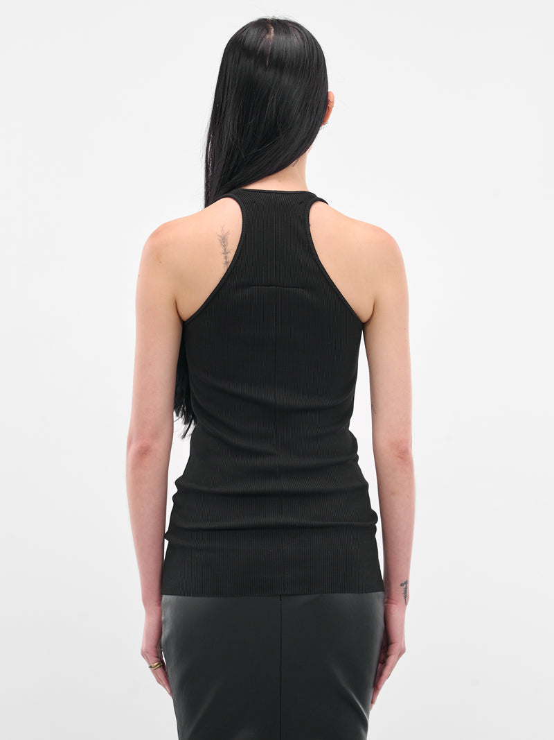 Black Cross Seam Tank Top (MAT01T101-SCLERA-BLACK)