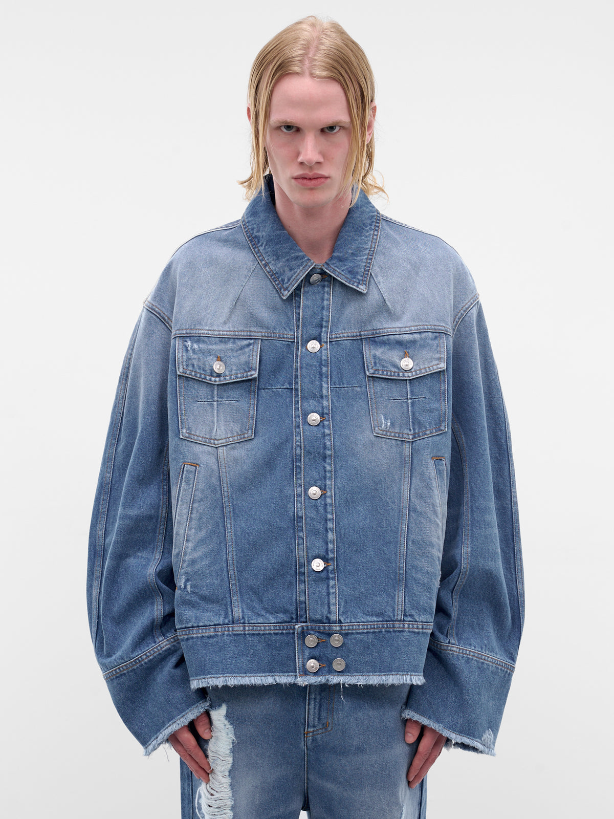 Blue Pierre M. Denim Jacket (MAT02J004-BLUE)