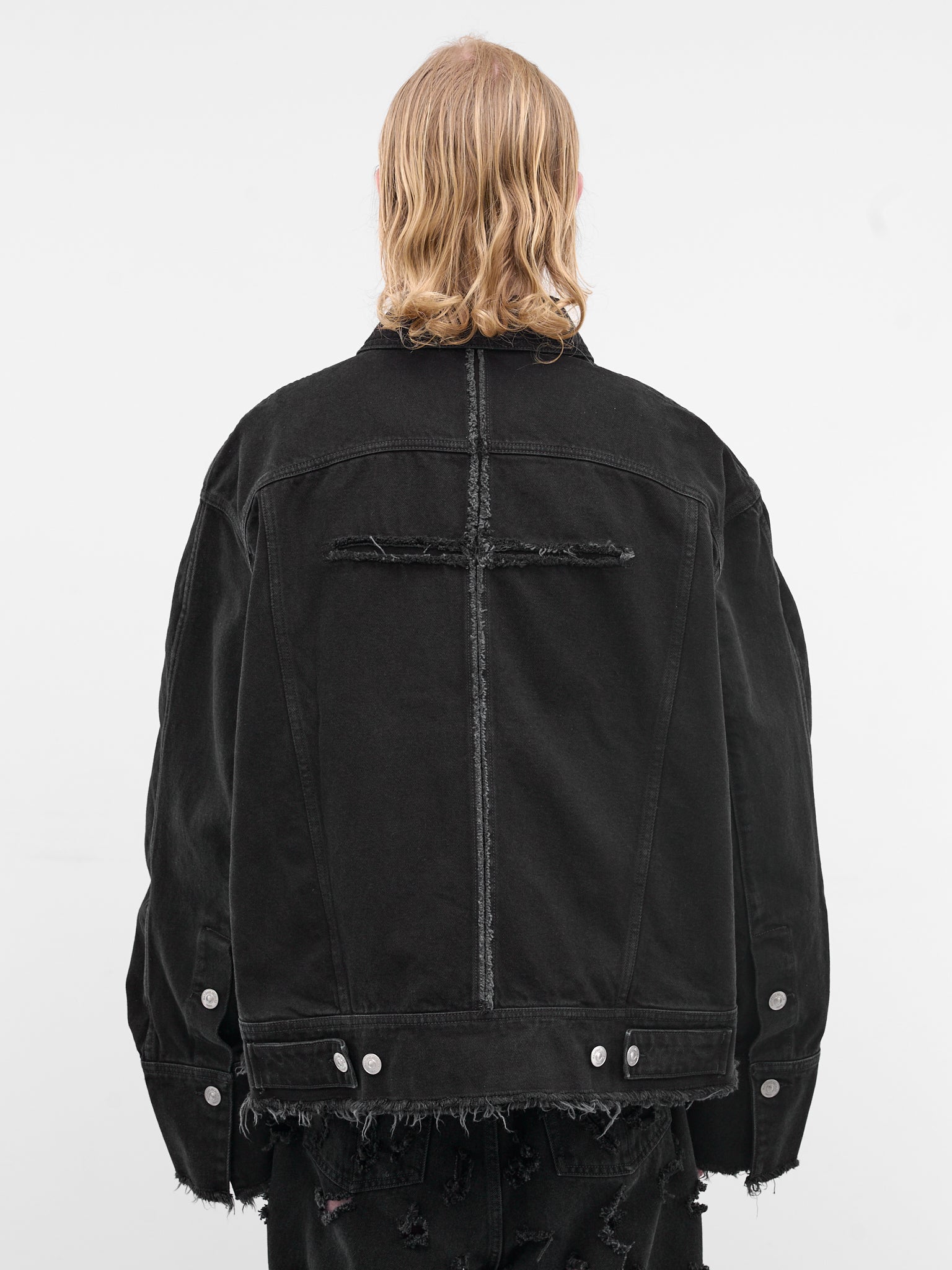 Black Pierre M. Denim Jacket (MAT02J004-SCLERA-BLACK)