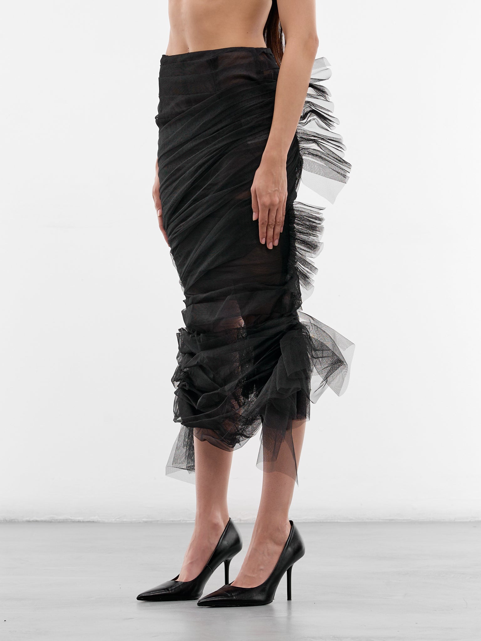 Black Madame L. Tulle Skirt (MAT02SK104-SCLERA-BLACK)
